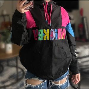 Vintage looking Mickey windbreaker